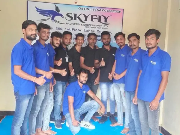 SkyFly Packers and Movers professional relocation team